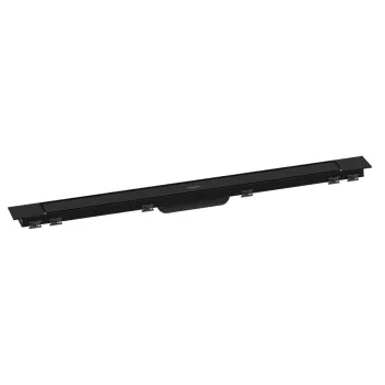 Душевой канал Hansgrohe RainDrain Match Plus, 90 см, с решеткой, матовая черная, 56216670