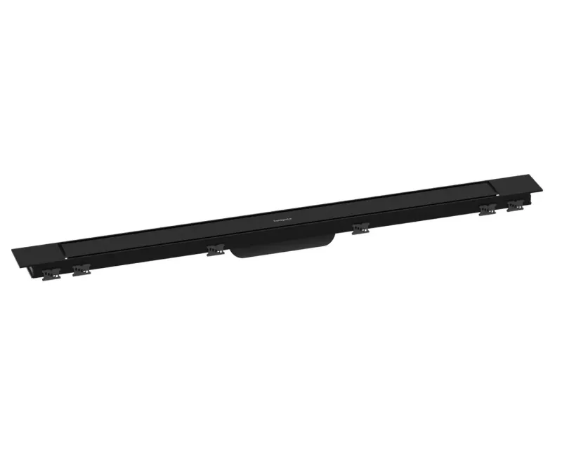 Dušas kanāls Hansgrohe RainDrain Match Plus, 90 cm, ar resti, matēta melna, 56216670 NEW