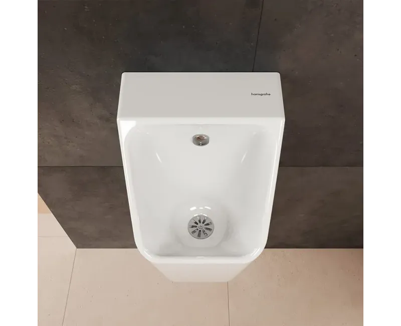 Pisuārs Hansgrohe EluPura Original Q, aizmugurējā ūdens ieplūde, HygieneEffect, balts, 62010450 NEW