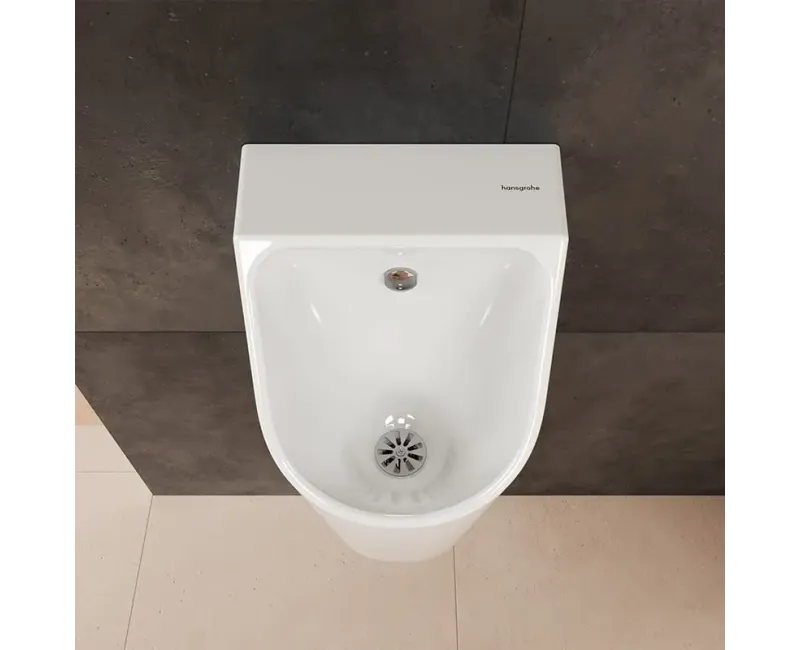 Pisuārs Hansgrohe EluPura Original S, aizmugurējā ūdens ieplūde, HygieneEffect, balts, 62048450 NEW