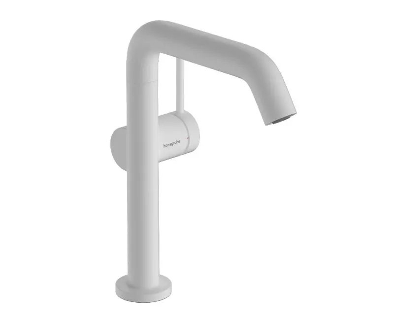 Vannas istabas izlietnes maisītājs Hansgrohe Tecturis S, ar Push-Open izplūdi, CoolStart, EcoSmart, matēta balta, 73364700 NEW