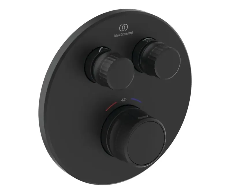 Смеситель для душа Ideal Standard CeraTherm Navigo, термостатический, матовый черный, A7296XG
