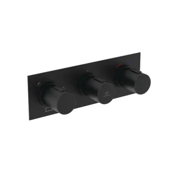 Смеситель для душа Ideal Standard Ceratherm C100, с термостатом, матовый черный, A7664XG