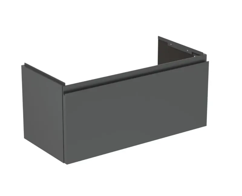 Тумба под раковину Ideal Standard Finesse, 80x38x37 см, 1 ящик, матовый антрацит, E3377Y2