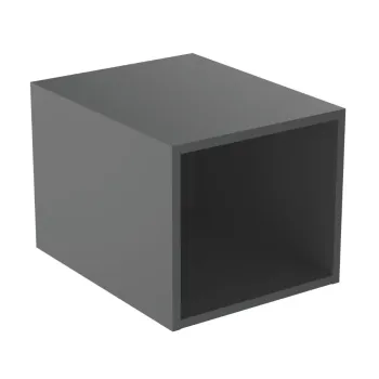 Настенный шкаф Ideal Standard Finesse, открытый, матовый антрацит, 40x51x36 см, E3402Y2