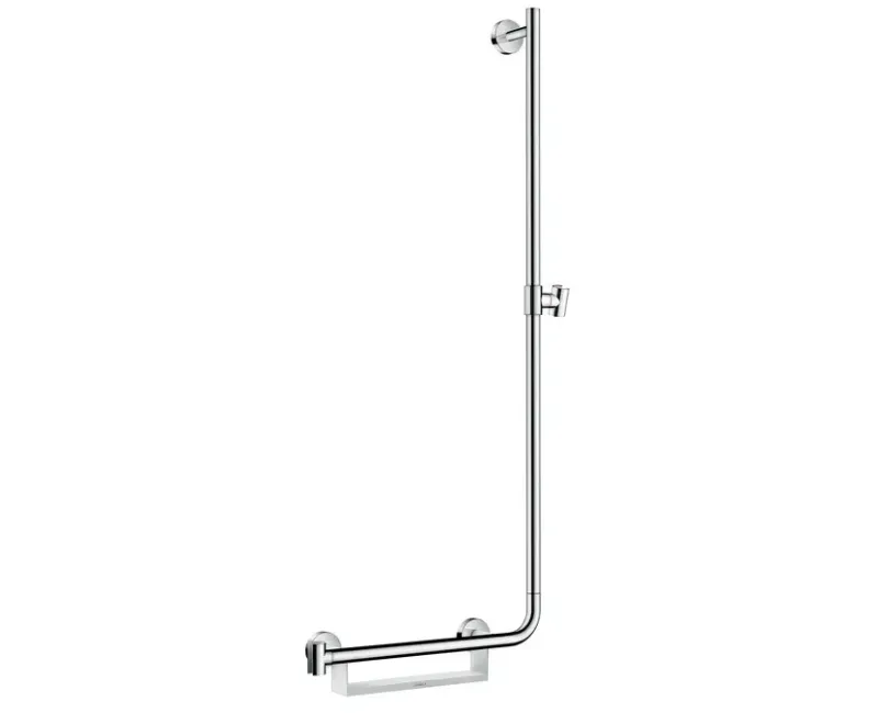Dušas stienis Hansgrohe Unica, 110 cm, labais, balts/hroms, 26404400 NEW