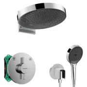HANSGROHE (Vācija) Dušas Sistēma Hansgrohe iebūvējams