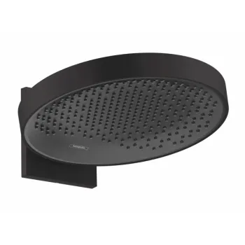 Dušas Sistēma Hansgrohe, ar termostatu, iebūvējams, diametrs 36 cm, 3 režīmi, matēta melna, SANI21HHH411 NEW