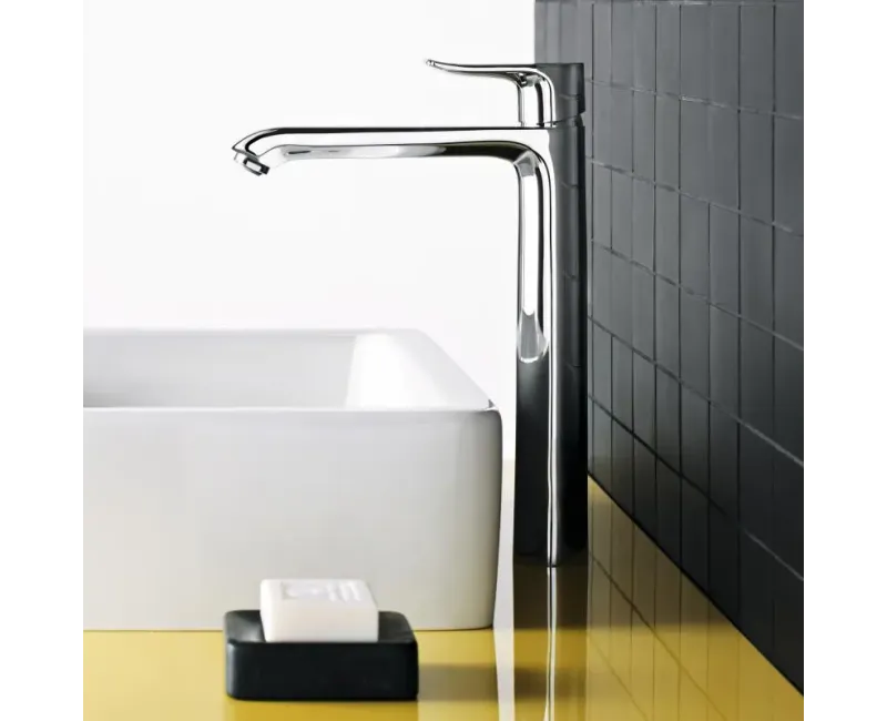 Vannas istabas izlietnes maisītājs Hansgrohe Metris New, Paaugstināts ar PopUp vārstu, hroms, 31082000 NEW