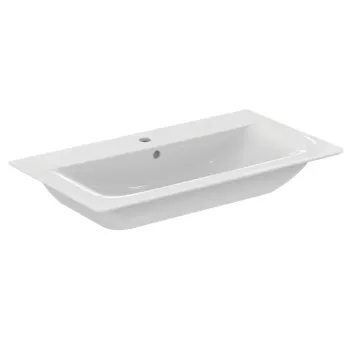 Izlietne skapītim Ideal Standard Connect Air, ar pārplūdi, 84x46x17 cm, balts, E027901