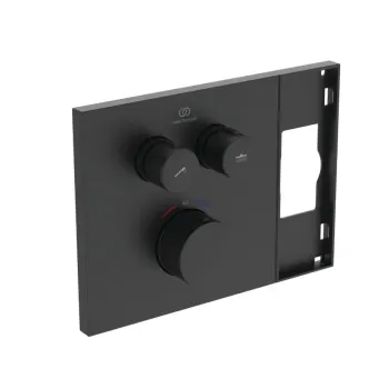 Смеситель для душа Ideal Standard Ceratherm Navigo Solos, с термостатом, матовый черный, A7894XG
