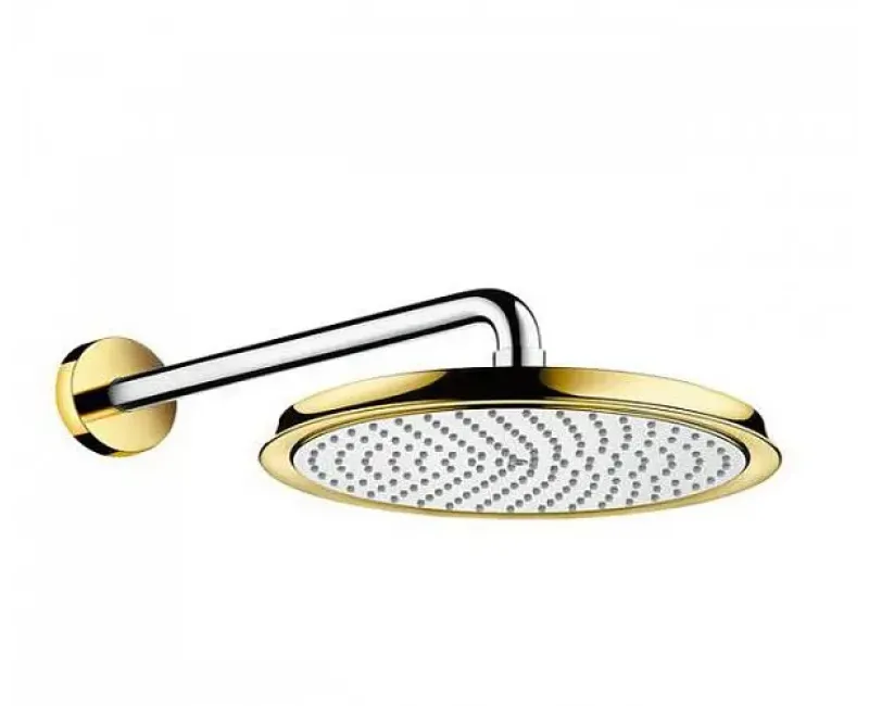 Dušas galva Hansgrohe Raindance Classic, hroms/zeltīts, 27424090 NEW