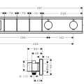 Dušas maisītājs Hansgrohe RainSelect, ar termostatu, iebūvējams, hroms, 15356000 NEW