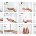Dušas galva Hansgrohe Rainmaker Select 460, matēta melna/hroms, 24003600 NEW