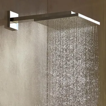 Dušas galva Hansgrohe Raindance E, 30x30 cm, EcoSmart, no sienas hroms, 26239000 NEW