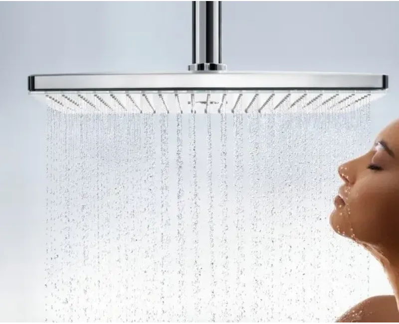Dušas galva Hansgrohe Raindance E, 30x30 cm, EcoSmart, no griestiem  hroms, 26251000 NEW
