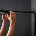 Dušas sistēma Hansgrohe Pulsify S Puro, ar termostatu, diametrs 26 cm, 3 režīmi, EcoSmart, matēta melna, 24237670 NEW