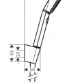 Dušas Sistēma Hansgrohe Pulsify Select S, 3 režīmi, EcoSmart, matēta balta, 24306700 NEW