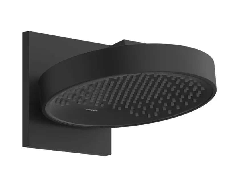 Dušas galva Hansgrohe Rainfinity, diametrs 25 cm, EcoSmart, matēta melna, 26227670 NEW