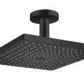 Dušo galva Hansgrohe Raindance E, 30x30 cm, EcoSmart, nuo lubų matinė juoda, 26251670 NEW