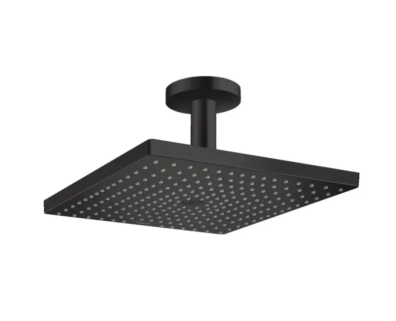 Dušo galva Hansgrohe Raindance E, 30x30 cm, EcoSmart, nuo lubų matinė juoda, 26251670 NEW