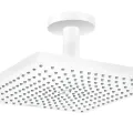 Dušo galva Hansgrohe Raindance E, 30x30 cm, EcoSmart, nuo lubų matinė balta, 26251700 NEW