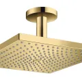 Dušas galva Hansgrohe Raindance E, 30x30 cm, EcoSmart, no griestiem pulēts zelts, 26251990 NEW