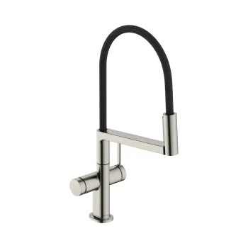 Virtuves izlietnes maisītājs Hansgrohe Talis Select M54 PowderSpray, ar elastīgu izteku un izvelkamu uzgali, EcoSmart, nerūsējošais tērauds, 72861800 NEW