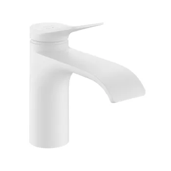 Смеситель для раковины Hansgrohe Vivenis, EcoSmart, CoolStart, матовый белый, 75015700