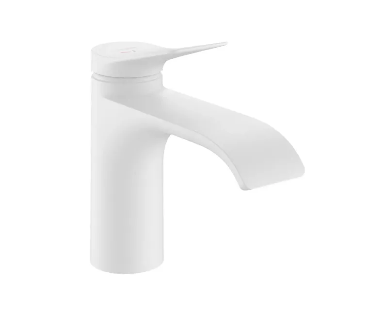 Смеситель для раковины Hansgrohe Vivenis, EcoSmart, CoolStart, матовый белый, 75015700