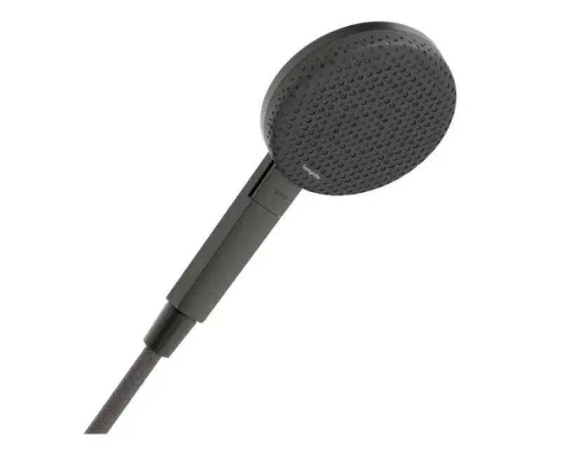 Душевая трубка Hansgrohe Raindance Alive Select S, 3 режима, EcoSmart+, матовый черный хром, 24512340