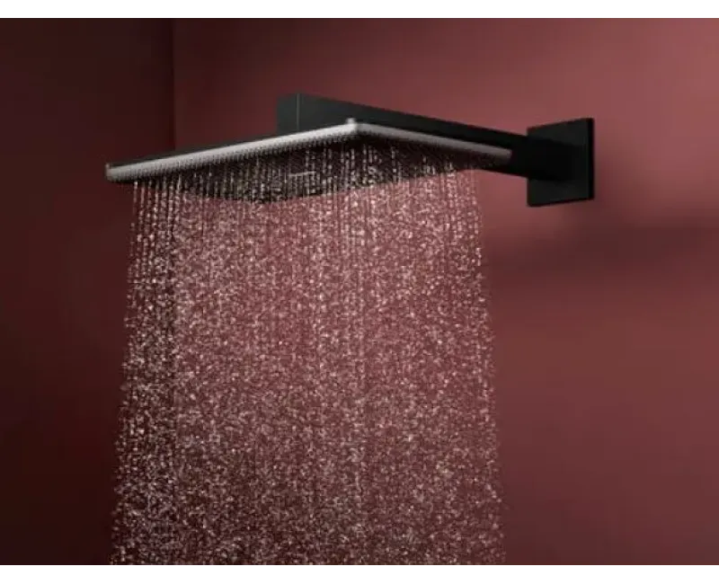 Dušas galva Hansgrohe Raindance Alive Q, 21x34 cm, matēta melna, 24530670 NEW