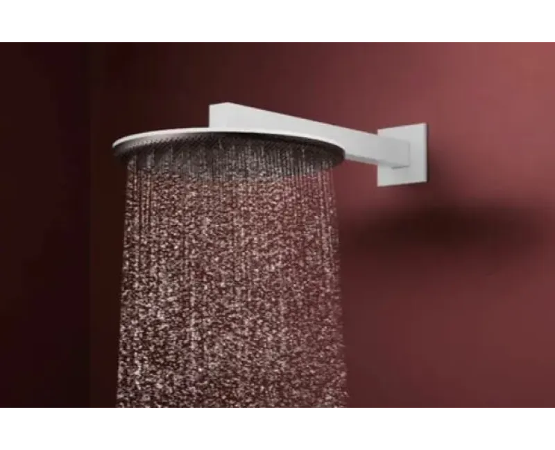 Dušas galva Hansgrohe Raindance Alive S, diametrs 30 cm, 2 režīmi, matēta balta, 24540700 NEW