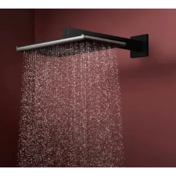 Dušas galva Hansgrohe Raindance Alive Q, 21x34 cm, 2 režīmi, matēta melna, 24550670 NEW