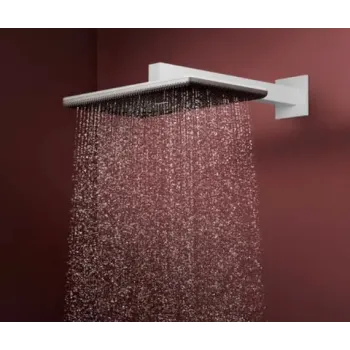 Dušas galva Hansgrohe Raindance Alive Q, 21x34 cm, 2 režīmi, matēta balta, 24550700 NEW