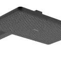 Душевая голова Hansgrohe Raindance Alive Q, 21x34 см, 2 режима, EcoSmart, матовая черная хром, 24551340