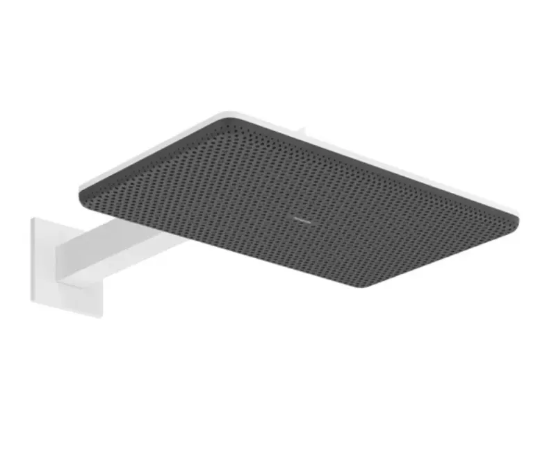 Душевая голова Hansgrohe Raindance Alive Q, 21x34 см, 2 режима, EcoSmart, матовая белая, 24551700