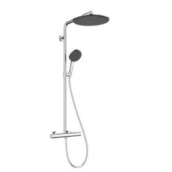 Dušas Sistēma Hansgrohe Raindance Alive S Puro, ar termostatu, 21x34 cm, 3 režīmi, hroms, 24592000 NEW