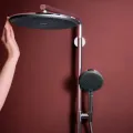 Душевая система Hansgrohe Raindance Alive S Puro, с термостатом, 21x34 см, 3 режима, хром, 24592000
