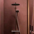 Душевая система Hansgrohe Raindance Alive S Puro, с термостатом, 21x34 см, 3 режима, хром, 24592000