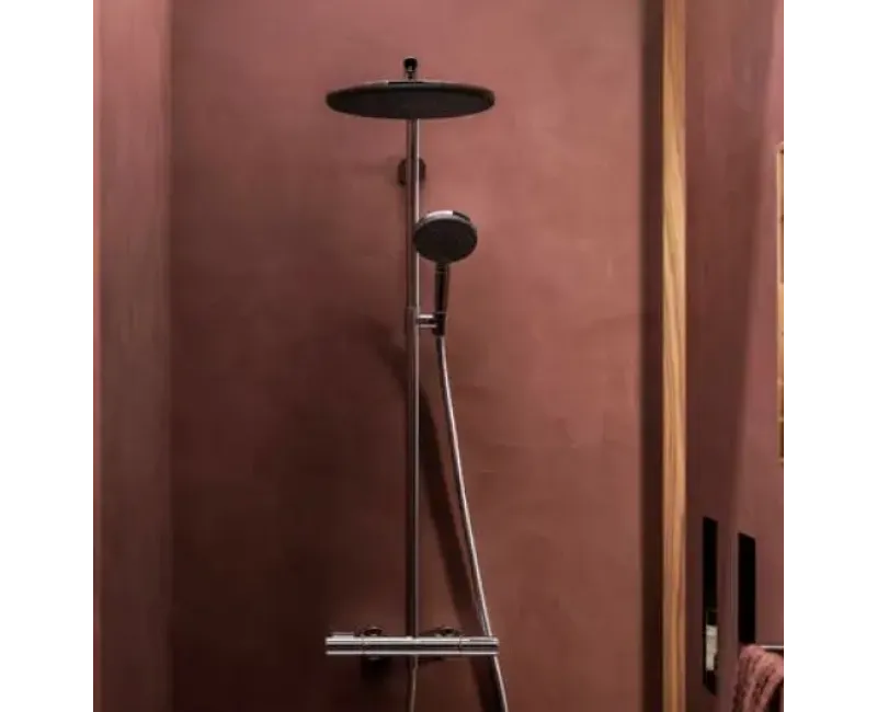 Душевая система Hansgrohe Raindance Alive S Puro, с термостатом, 21x34 см, 3 режима, хром, 24592000