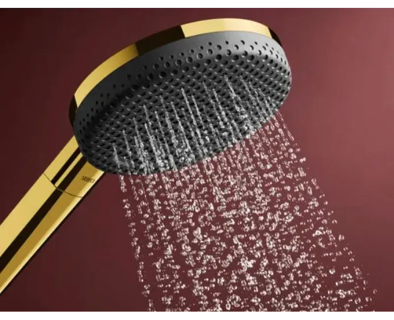 Dušas komplekts Hansgrohe Raindance Alive Select S, 3 režīmi, pulēts zelts, 24600990 NEW