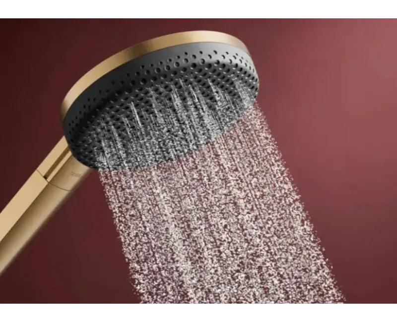 Комплект для душа Hansgrohe Raindance Alive Select S, 3 режима, EcoSmart, матовая бронза, 24602140
