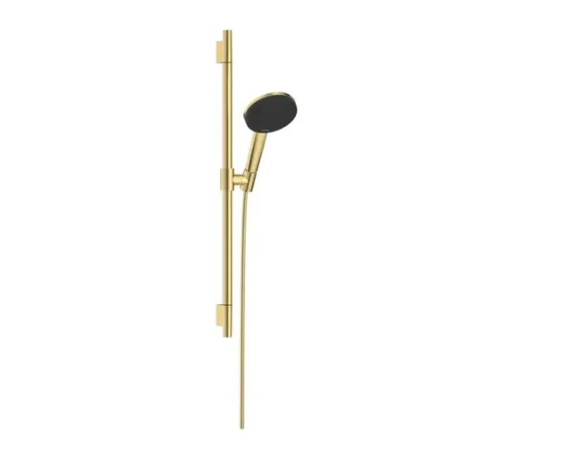 Душевой комплект Hansgrohe Raindance Alive Select S, 3 режима, полированный золото, 24602990