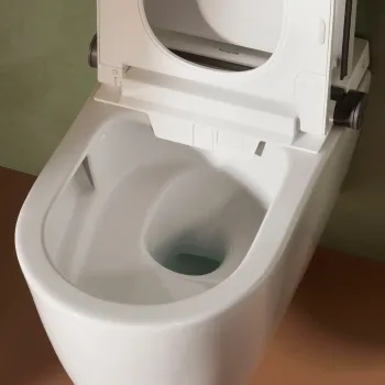 Tualetes pods ar Bide funkciju Hansgrohe LavaPura Element S, SoftClose, AquaHelix Flush, HygieneEffect, SmartClean, balts, 63021450 NEW