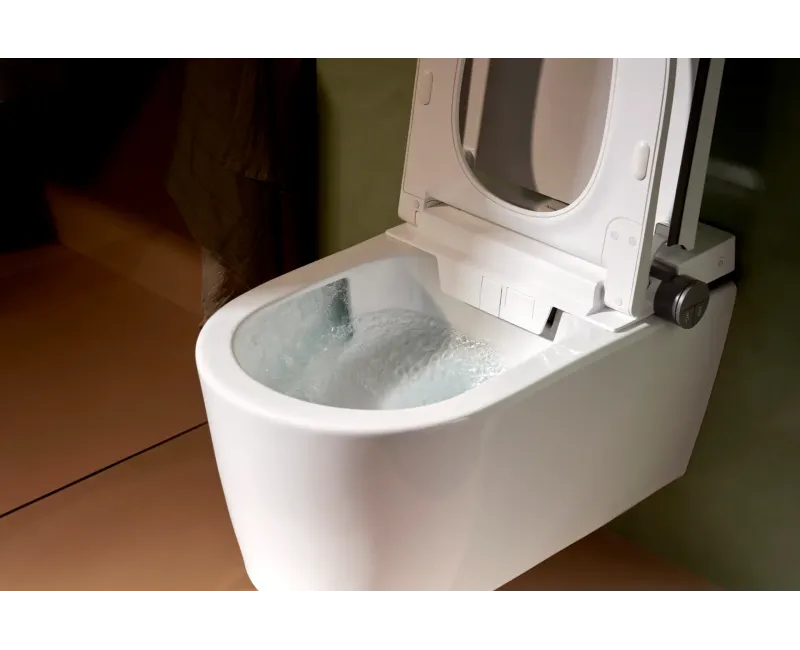 Tualetes pods ar Bide funkciju Hansgrohe LavaPura Element S, SoftClose, AquaHelix Flush, HygieneEffect, SmartClean, balts, 63021450 NEW