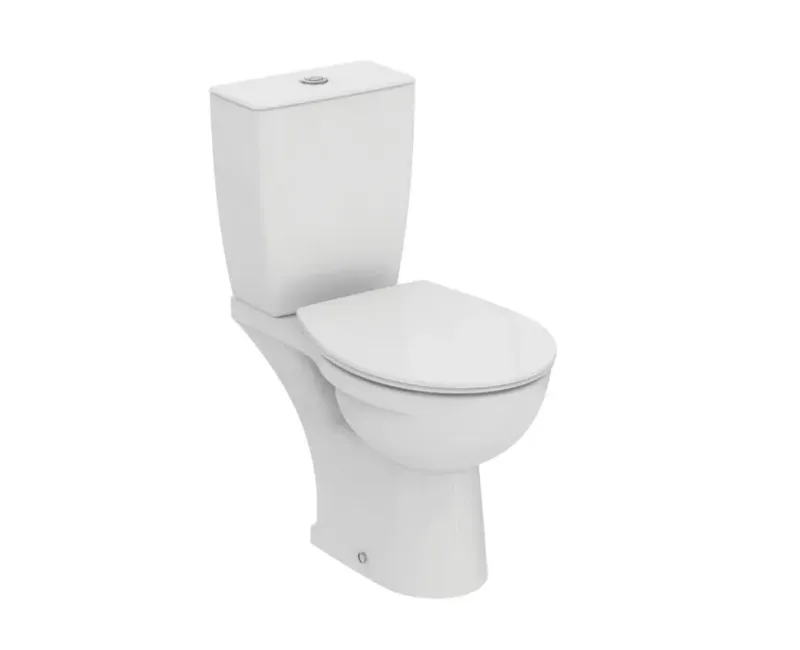 Tualetes pods Ideal Standard Eurovit, ar vāku, balts, W328801