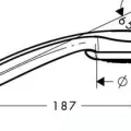 Dušas Kausule Hansgrohe Croma 100, 3 režīmi, balta, 28536450 NEW