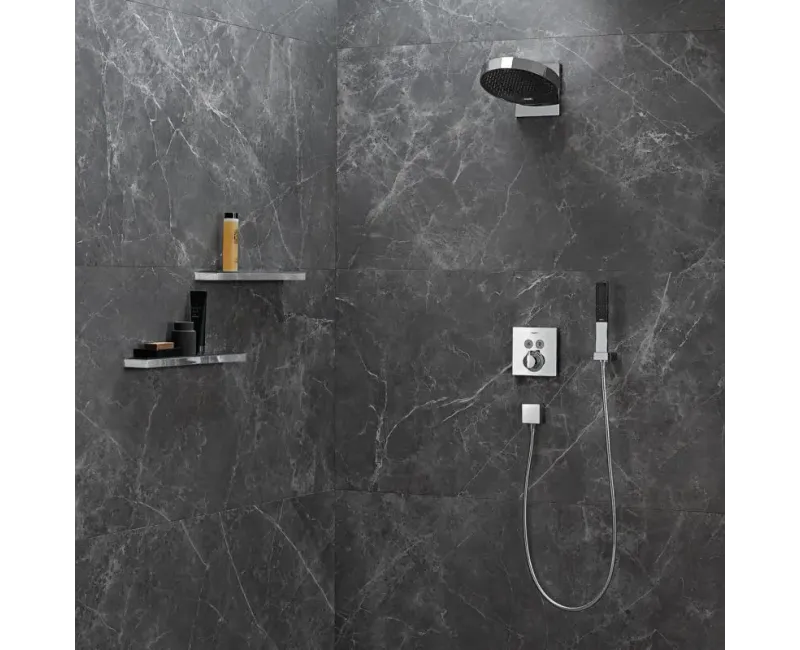 Dušas galva Hansgrohe Rainfinity, diametrs 25 cm, matēta balta, 26226700 NEW