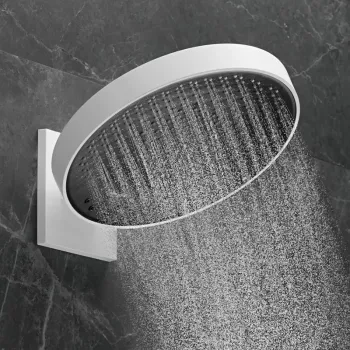 Душевая голова Hansgrohe Rainfinity, 360 с подключением, 3 режима, матовая белая, 26234700